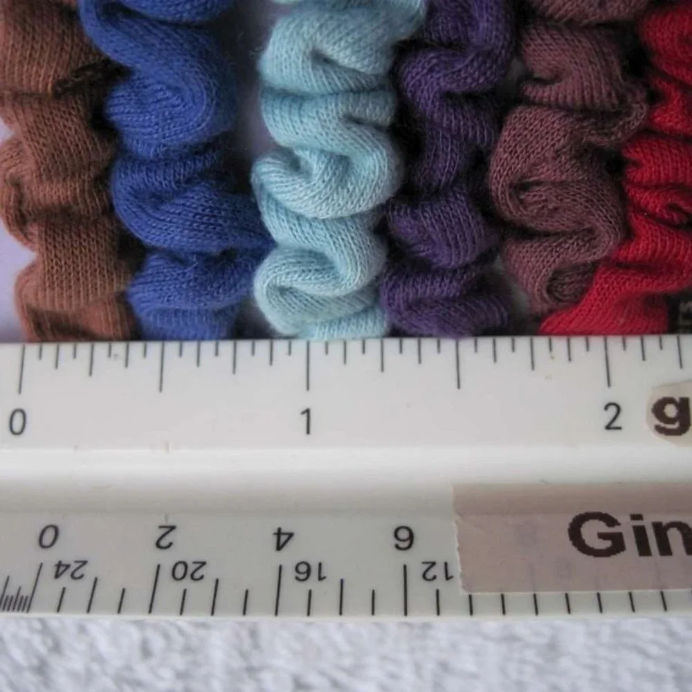 6 Goody Ouchless No Metal Elastic Ponytailer Hair Bands Soft Jersey Fabric Pony